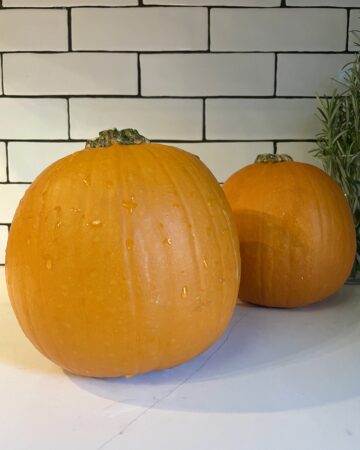 pumpkins about to be turned into homemade pumpkin puree