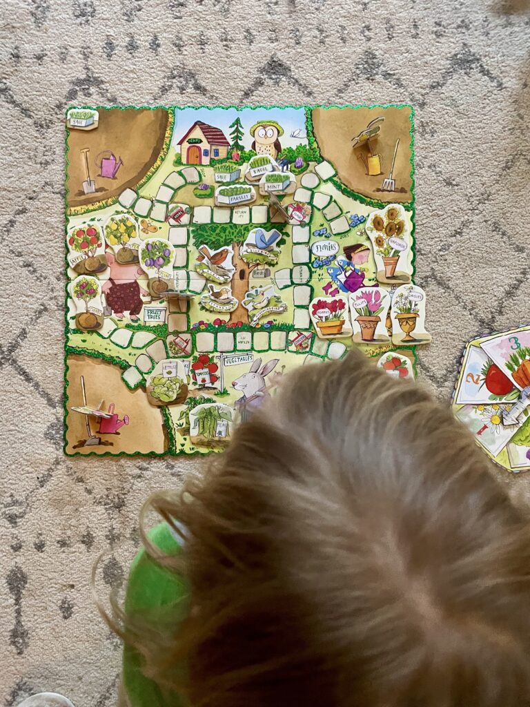 image of kid playing a game that was a present for kids