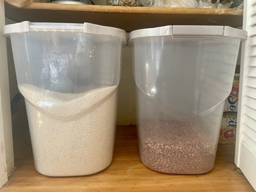 Rice & Beans in Containers in Bulk