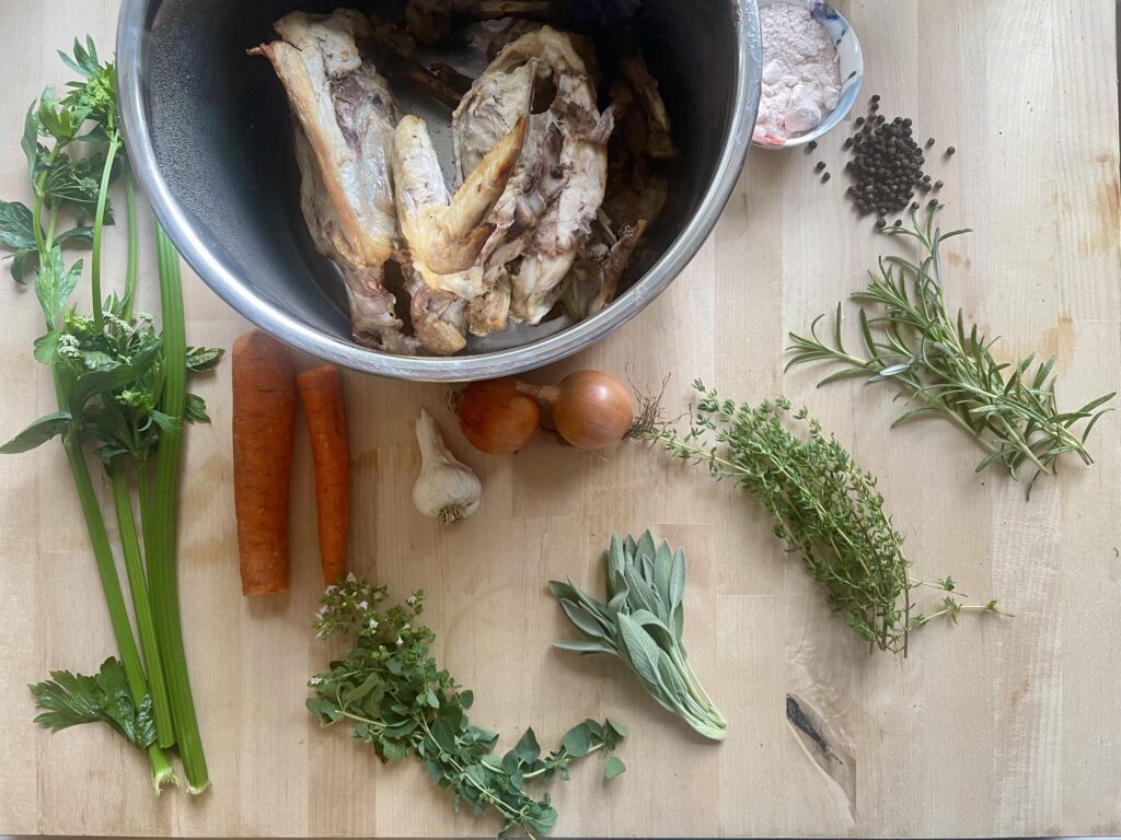 Common ingredients I use for making Instant Pot Bone Broth